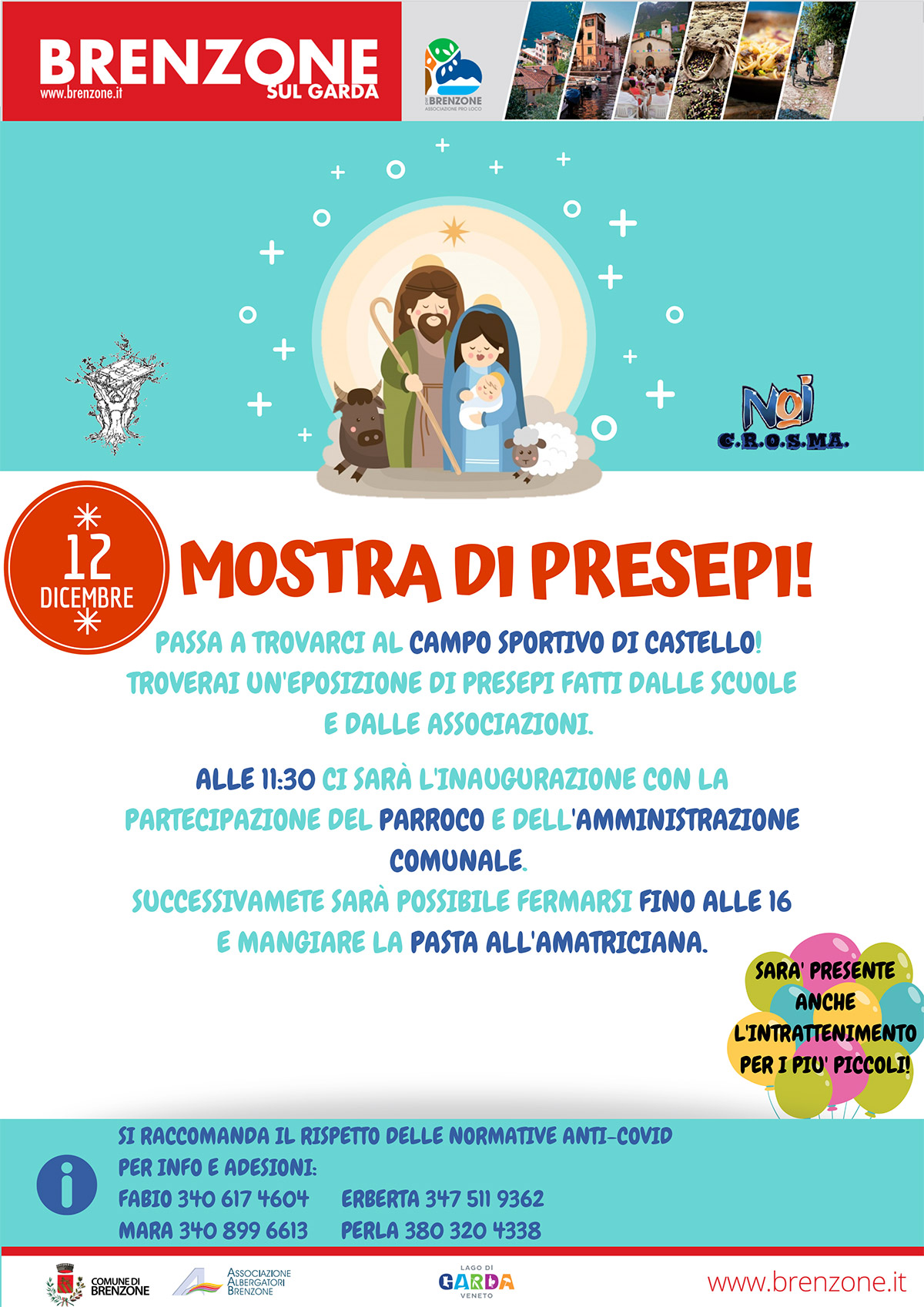 Brenzone sul Garda: Mostra di presepi - Krippenausstellung - Nativity scene exhibition